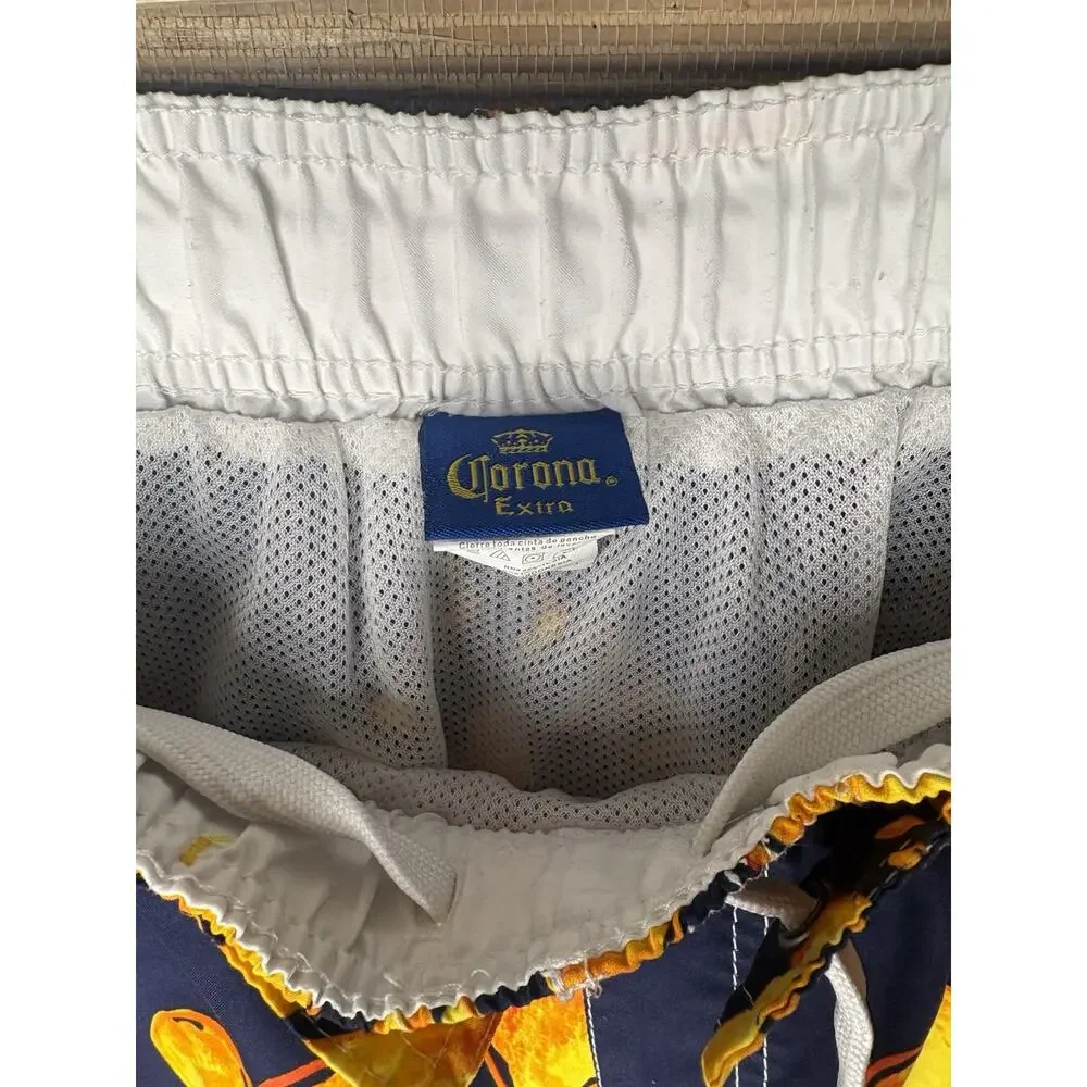 Corona Extra Men’s Swim Trunks 9” Inseam Size L